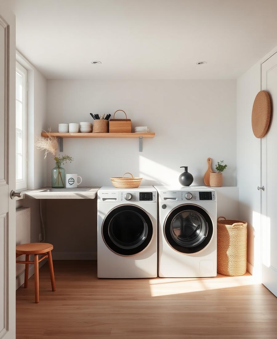 Salle de lavage moderne